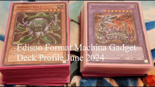 Edison Format Machina Gadget Deck Profile June 2024 YuGiOh [upl. by Koffler]