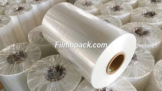 Standard Polyolefin Shrink Wrap Polyolefin Shrink Roll Packing Polyolefin Shrink Package [upl. by Hillegass]