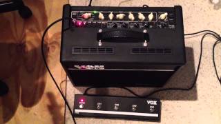 Vox VFS5 Footswitch Demo on VT40 [upl. by Verger]