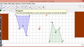 Symétrie centrale et quadrillage [upl. by Bachman]