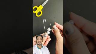 Challenge to make earrings using safetypin hacks earrings craft jewellery nosechain noseband [upl. by Luedtke595]