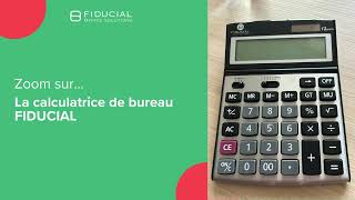 Zoom sur la calculatrice FIDUCIAL [upl. by Eahc767]