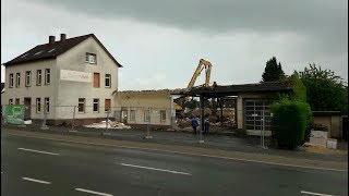 WickedeRuhr Hauptstraße Abriss der Spedition Bauerdick 22062018 [upl. by Anett]