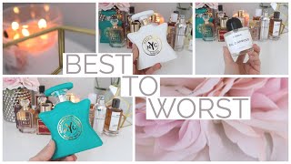 18 Niche Perfumes RATED Best to Worst [upl. by Wales931]