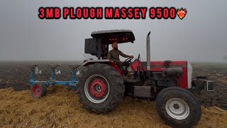 plough with MASSEY 9500❤️‍🔥MASSEY2635😈masseywalepb65 [upl. by Hanikas]