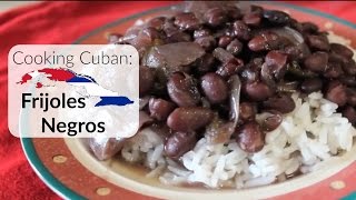 Cooking Cuban  Frijoles Negros Black Beans [upl. by Jarrid]