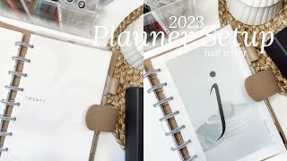 2023 Planner Setup │ Half Letter Planner [upl. by Ruth]