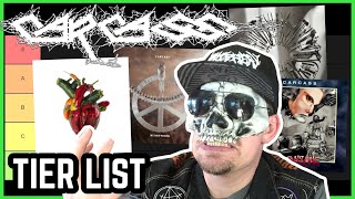 CARCASS Albums RANKED Best To Worst Tier List [upl. by Monie]