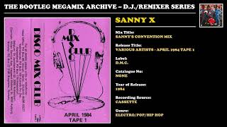 SANNY X  SANNYS CONVENTION MIX  DMC Records  1984 [upl. by Lacym]