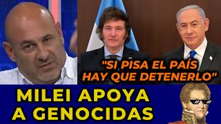 Santiago Cuneo SE LA RE PUDRE A MILEI por apoyar al CRIMINAL Netanyahu santiagocuneo cuneo [upl. by Torie]