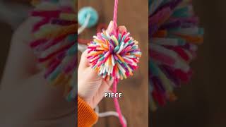 DIY Yarn PomPoms Soft and Fluffy [upl. by Ranna568]