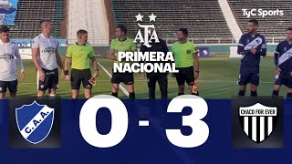 Alvarado 03 Chaco For Ever  Primera Nacional  Fecha 15 [upl. by Tildie]