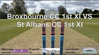 Broxbourne CC 1st XI VS St Albans CC 1st XI [upl. by Nonek]