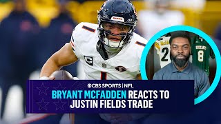 Super Bowl Champion Bryant McFadden reacts to Justin Fields TRADE to Pittsburgh  CBS Sports [upl. by Agrippina469]