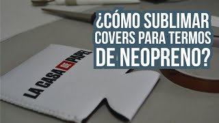 Sublimando covers de termos de Neopreno [upl. by Ellessig]