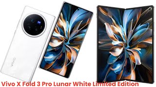 Vivo X Fold 3 Pro Lunar White Limited Edition  Review Full Specifications [upl. by Esilehc487]