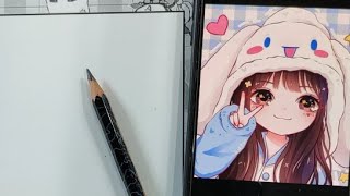 Cách vẽ Cinnamoroll anime  Drawing [upl. by Dustin]