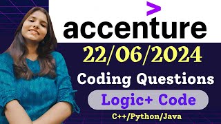 Accenture Coding Questions  3 Coding Questions in Asked in Accenture accenturecoding freshers [upl. by Harwilll]