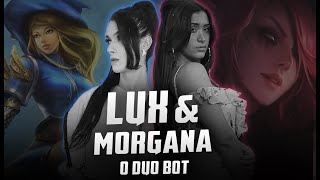 DOUBLE MAGE NA BOT LANE LUX E MORGANA ENRAIZAMENTO INFINITO FEAT BRINY  ZAHRI HIGHLIGHTS 95 [upl. by Eilrahc]