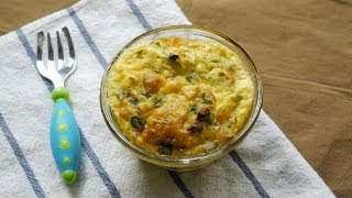 Vegetarian Quiche  Cooking with toddler recipe [upl. by Alyt]