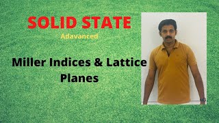 Miller Indices and Lattice Plane Solid State Advanced AJT Chemistry [upl. by Ayanal]