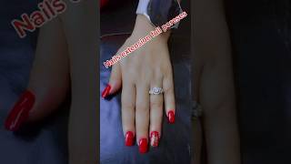 How to Use Our Apres GelX Nails Extension System  beautiful shorts video  gel nails  Red 💅♥️💅💅 [upl. by O'Meara]