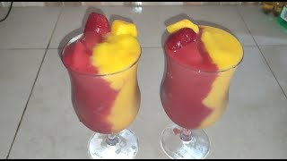 Strawberry Mango cocktail [upl. by Yentyrb]