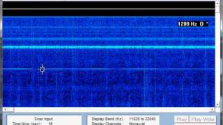 ELF VLF recording with passive Frame Antenna and Freeware with MIC input good for HAARP [upl. by Brom]