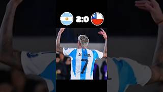 Argentina VS Chile 2024 03 GoaL Highlights 🤯🔥youtube shorts football akx17 [upl. by Natika]