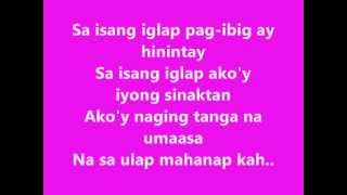 Without Words tagalog version  lyrics [upl. by Atinomar]