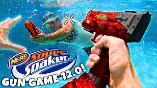 NERF GUN GAME  SUPER SOAKER EDITION 120 Nerf First Person Shooter [upl. by Neelyk]