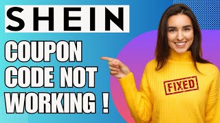 Shein Coupon Code Not Working FIXED [upl. by Ressan]