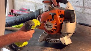 Repairing my Stihl Leaf Blower BG86 BG56 Loud Metal Rattling Sound with Ryobi Tools [upl. by Cohen]