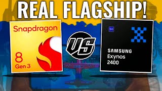 Exynos 2400 vs Snapdragon 8 Gen 3  Real FLAGSHIP Processor [upl. by Eittak]