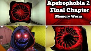 Apeirophobia Chapter 2 Final Chapter 24 Memory Worm Chase Full Walkthrough amp Jumpscares New Update [upl. by Swehttam]