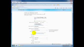 Как создать свой Windows Live ID [upl. by Adon]