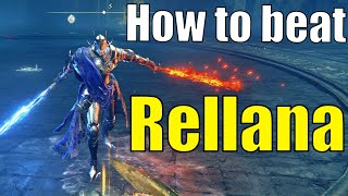 How to beat Rellana Twin Moon Knight  Elden Ring Boss Guide [upl. by Nicolis919]