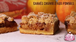 Recette des Carrés Crumble aux Pommes [upl. by Perkoff]