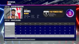 Draft Night Update NBA 2k24 Draft Class 24 [upl. by Aksoyn]