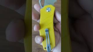 Kubey ku335 Folding D2 Steel Yellow G10 Handle [upl. by Tipton904]