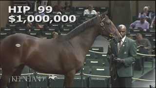 War Front filly sells for 1million at 2015 Keeneland September yearling sale [upl. by Laet431]