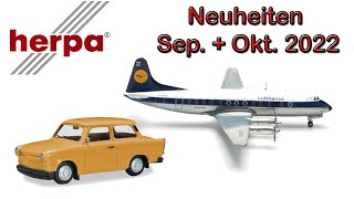 🚗🚛 Herpa Modellauto Neuheiten  September amp Oktober 2022 [upl. by Younglove582]