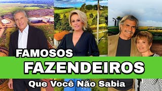 5 Famosos que São Fazendeiros e Você Não Sabia  Parte 1 [upl. by Etteuqaj957]