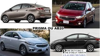 PRISMA 2019 OU HB20 SEDAN COMPARATIVO [upl. by Nairde]