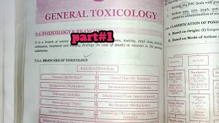 Revision of GENERAL TOXICOLOGY PART1 [upl. by Broeder42]