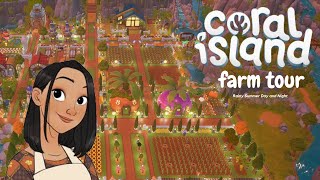 Coral Island Farm Tour ver 11  Rainy Summer Season Day and Night [upl. by Sathrum391]