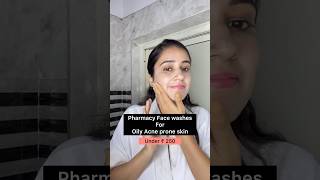 Acne face wash under Rs250  Face wash for oily acne prone skin skincare acne shorts [upl. by Yenffad]