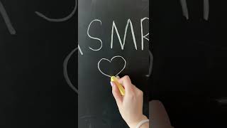 chalk asmr on a chalkboard asmr tapping scratching chalk chalkasmr [upl. by Merry]