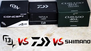 13 FISHING VS DAIWA VS SHIMANO which reel will be getting replaced [upl. by Aihseit393]