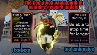 YBA The best twoh vamp build in vampire rework update [upl. by Relyuc]